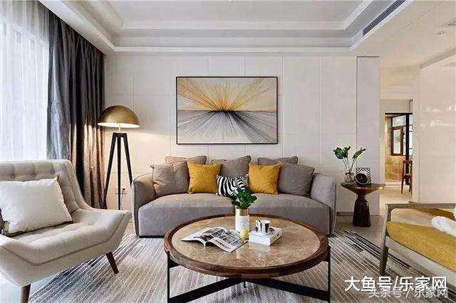 无吊顶的无主灯客厅吊顶效果图,客厅装修要不要做隔断