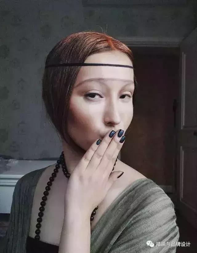 重庆妹子化妆成蒙娜丽莎！化谁像谁