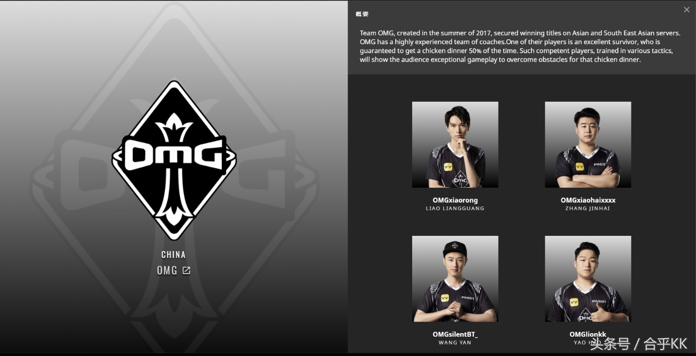 绝地求生PGI参赛队伍介绍