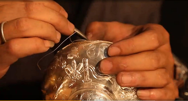 掐丝工艺可以和国外哪种工艺媲美,银掐丝工艺是什么朝代的作品