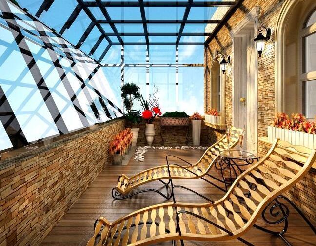 分享几款好看的洋房露台设计,太惊艳新中式设计