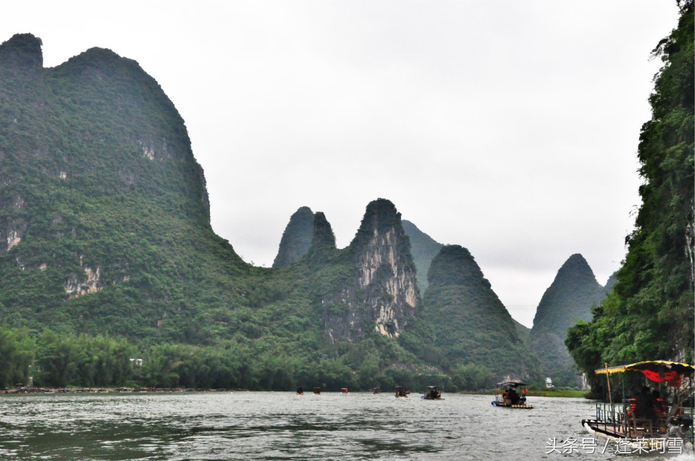 桂林竹筏游漓江一日游,桂林竹筏游漓江到阳朔