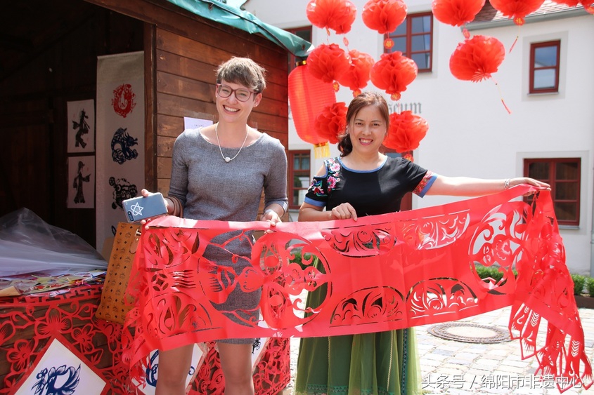 绵阳精品传统剪纸,三台县非遗文化展示