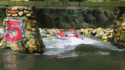 宜昌青龙峡第四届亲子漂流大赛实况回顾！你错过的精彩都在这里！