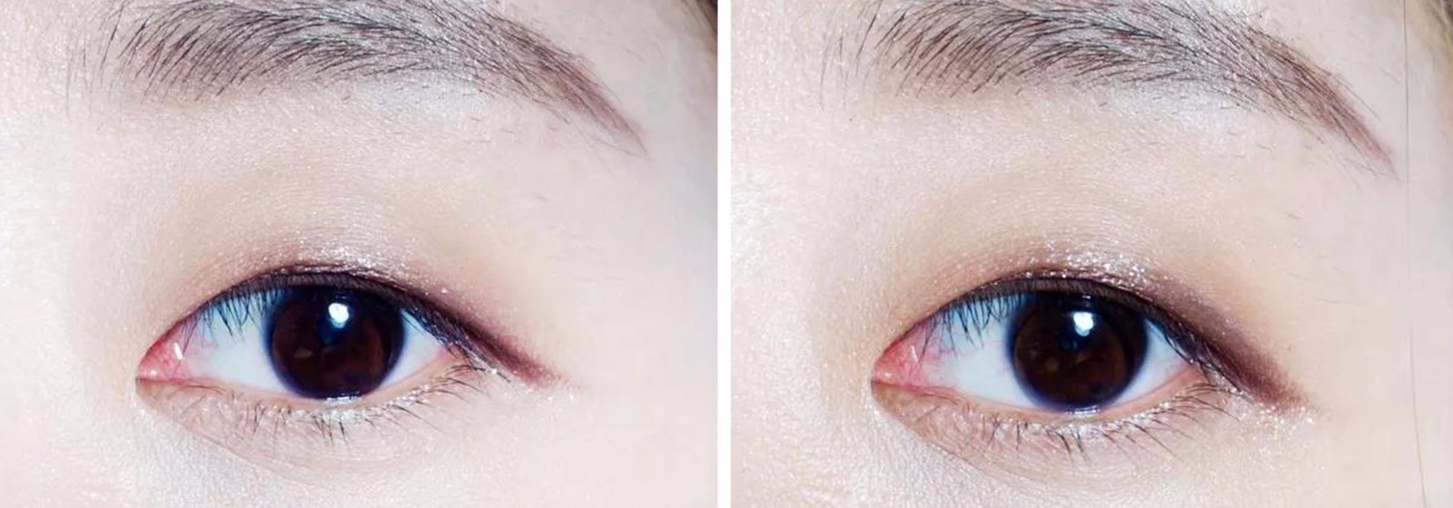 不需要眼影单眼皮的妆容教程,单眼皮韩系甜妹眼妆教程