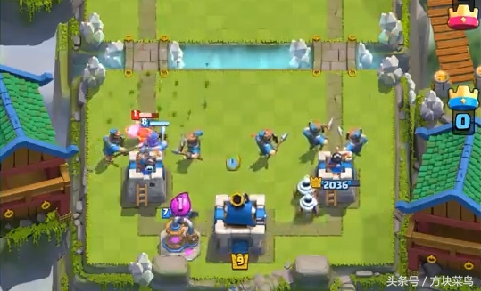 《皇室战争》皇家卫队推荐卡组，卫队三枪电击车，分路到你头痛