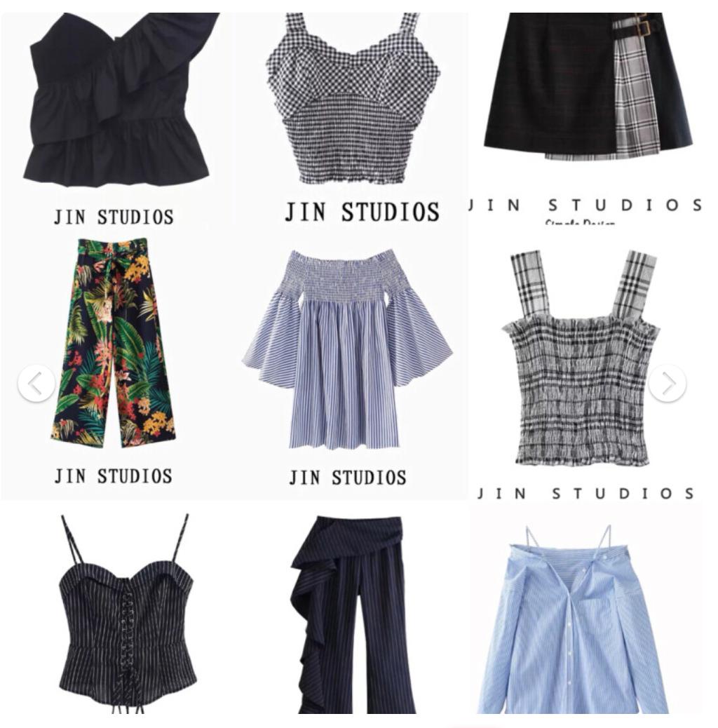 韩系简约风穿搭店铺,穿搭推荐专柜