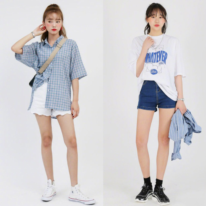 15-18岁适合学生党的休闲风穿搭,18套超好看的夏季日常穿搭