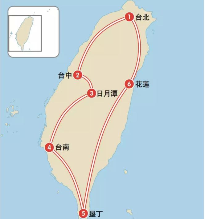 经典环岛路线，带你一次性饱览台湾极致风景！