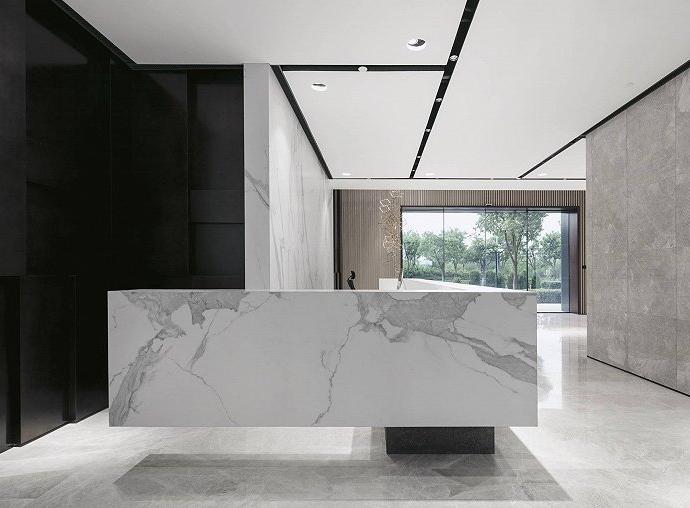 办公室前台如何装修,办公室前台装修设计方案