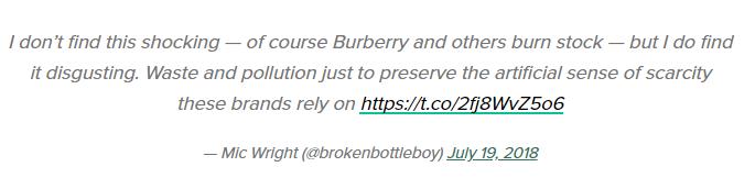 巴宝莉为什么烧奢侈品,巴宝莉烧毁库存事件