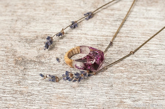 16款纯手工DIY树脂水晶戒指木块与水晶的完美结合