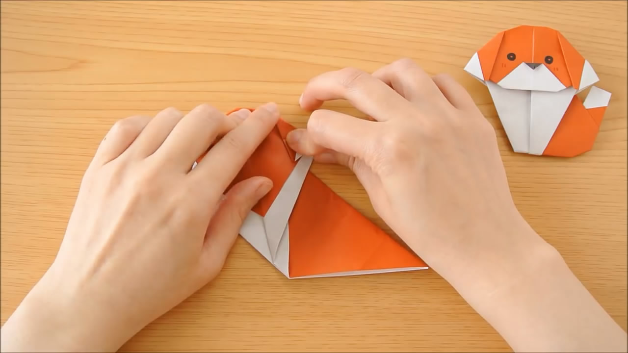 用折纸做小狗儿童简单做法,小狗折纸简单易学步骤