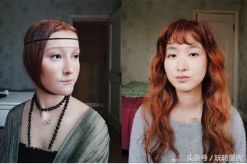 高颜值整容美女,重庆妹子化妆秒变蒙娜丽莎