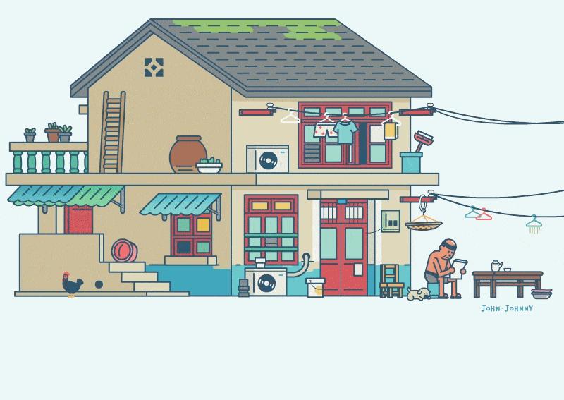 拯救不开心，这位刷爆朋友圈的动画GIF创作人用新作治愈你！