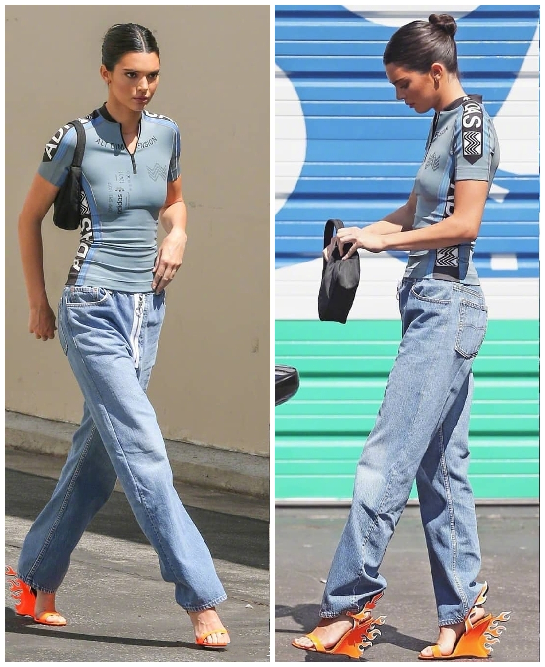 女星奇葩高跟鞋，林允儿新照踩团火杨颖踩空气，何穗风火轮最舒服