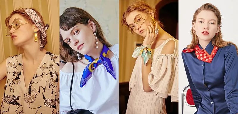 一条丝巾，省下90%的购衣钱