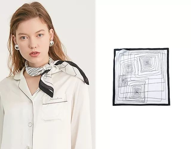 一条丝巾，省下90%的购衣钱