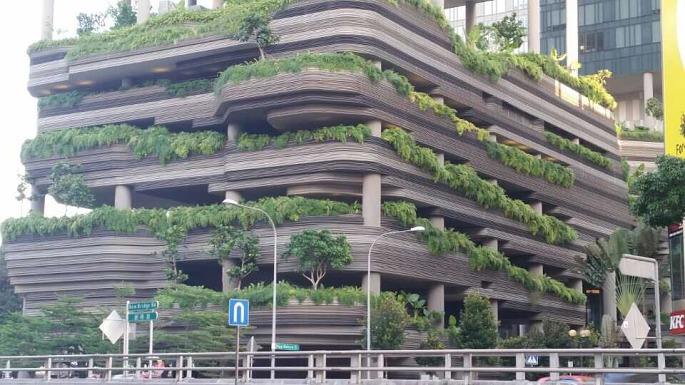 垂直森林绿化设计图,建设城市垂直绿化的好处