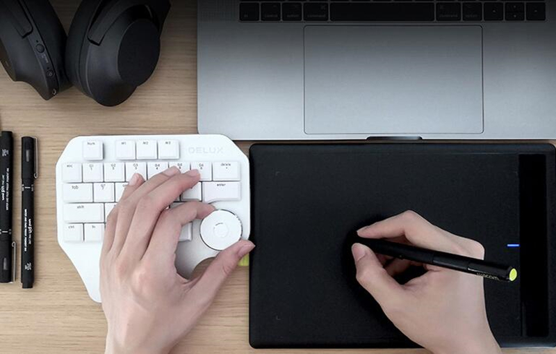 设计师专属，多彩Designer单手机械键盘开箱体验