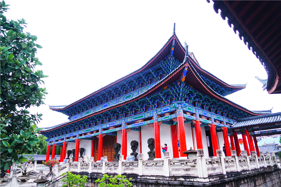 震撼丽江古城木府,丽江古城大观园木府