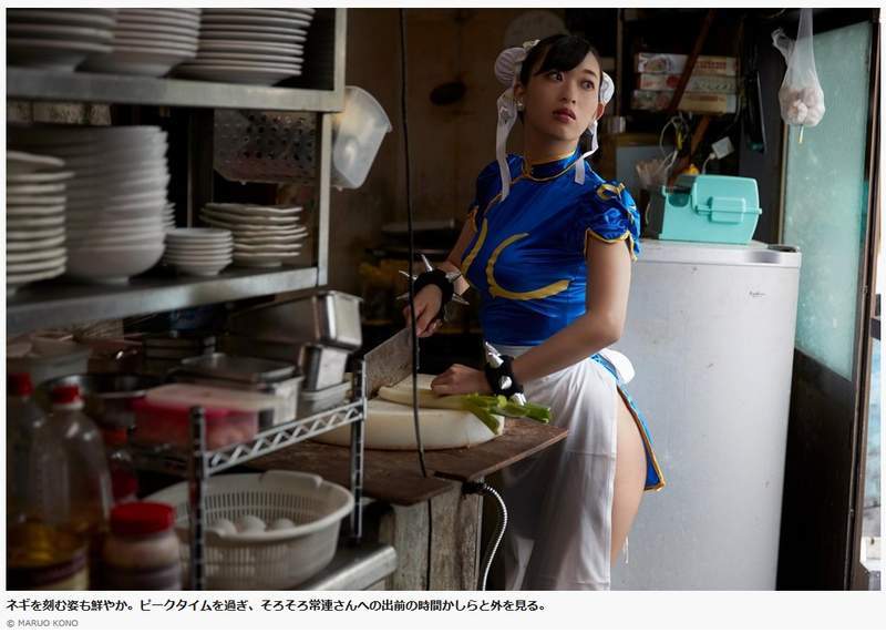 妄想写真馆，春丽在中华料理餐厅的*底卧**任务日常