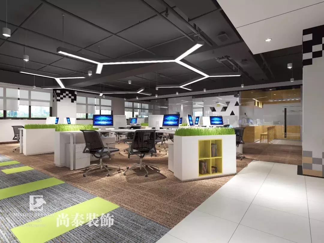 1000办公空间设计,4000平办公空间设计