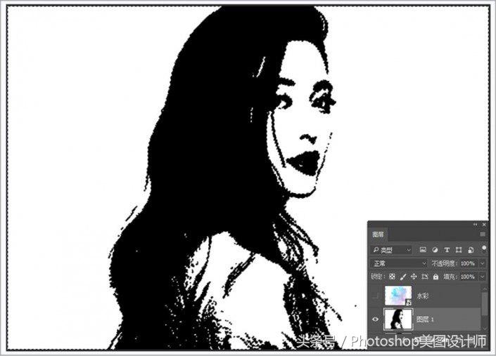 照片ps成水彩画,ps水彩画教程