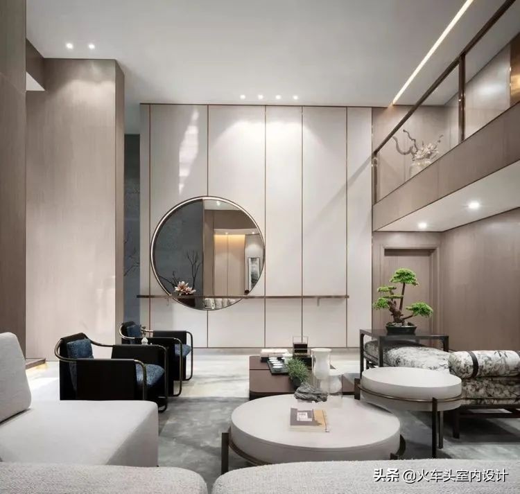 80款挑空客厅设计,大宅就该有这气势