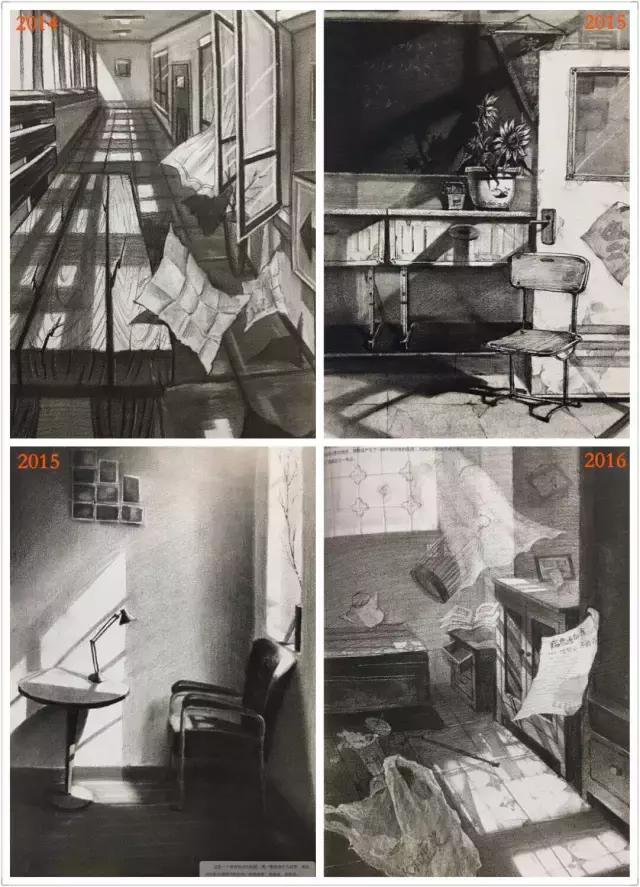 清华美院校考设计高分试卷,清华美院素描高分试卷