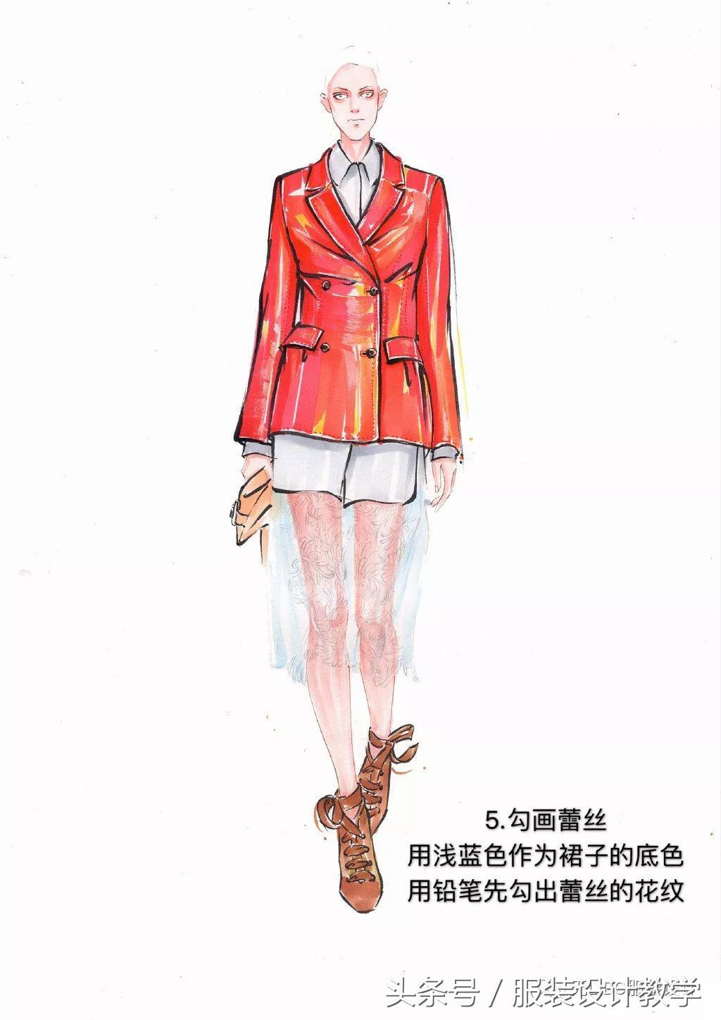 笔尖上的秀场！用一只马克笔带你穿梭各大秀场（成衣vs手绘）