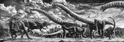 跟赵闯学画恐龙的视频,赵闯画恐龙