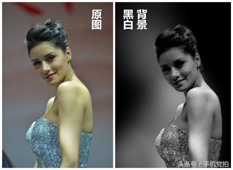 生活照片模板p图,黑白写真照修图