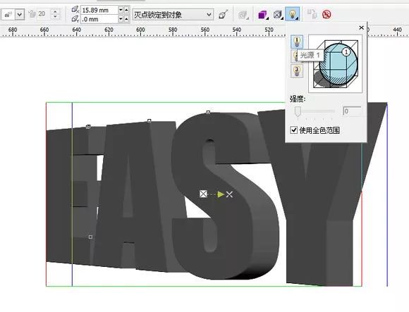 coreldraw做艺术立体字慢教程,coreldraw立体字的制作