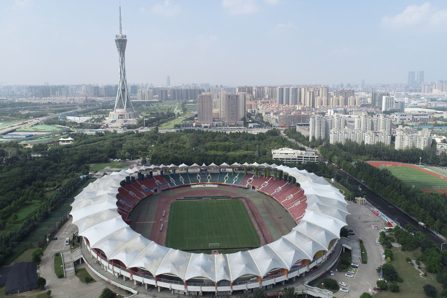 河南建业绿化,河南建业新球场进程