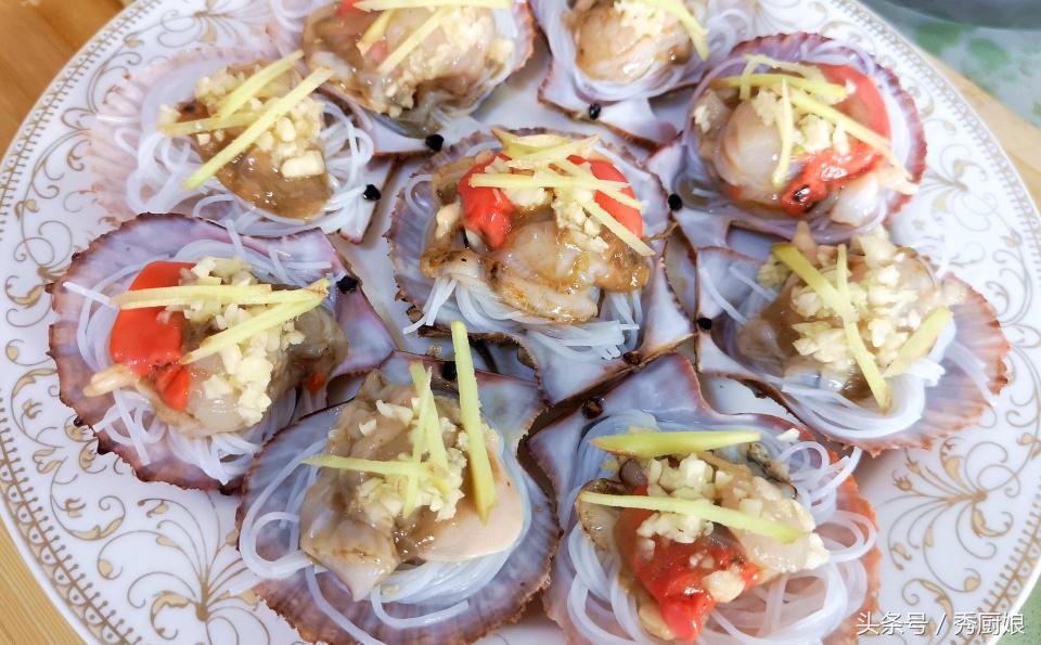 扇贝要这样做才好吃，简单营养又美味，下酒的好菜，一大盘不够吃