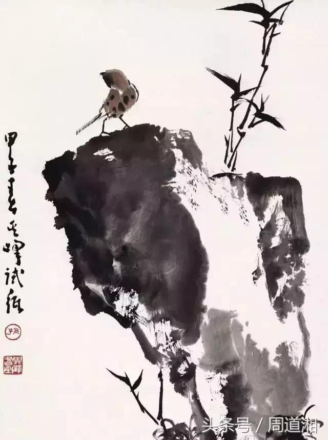 国画墨色变化教学视频,中国画用墨方法泼墨法