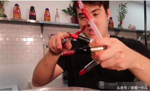 美女用六百支口红,女人集齐的6支口红