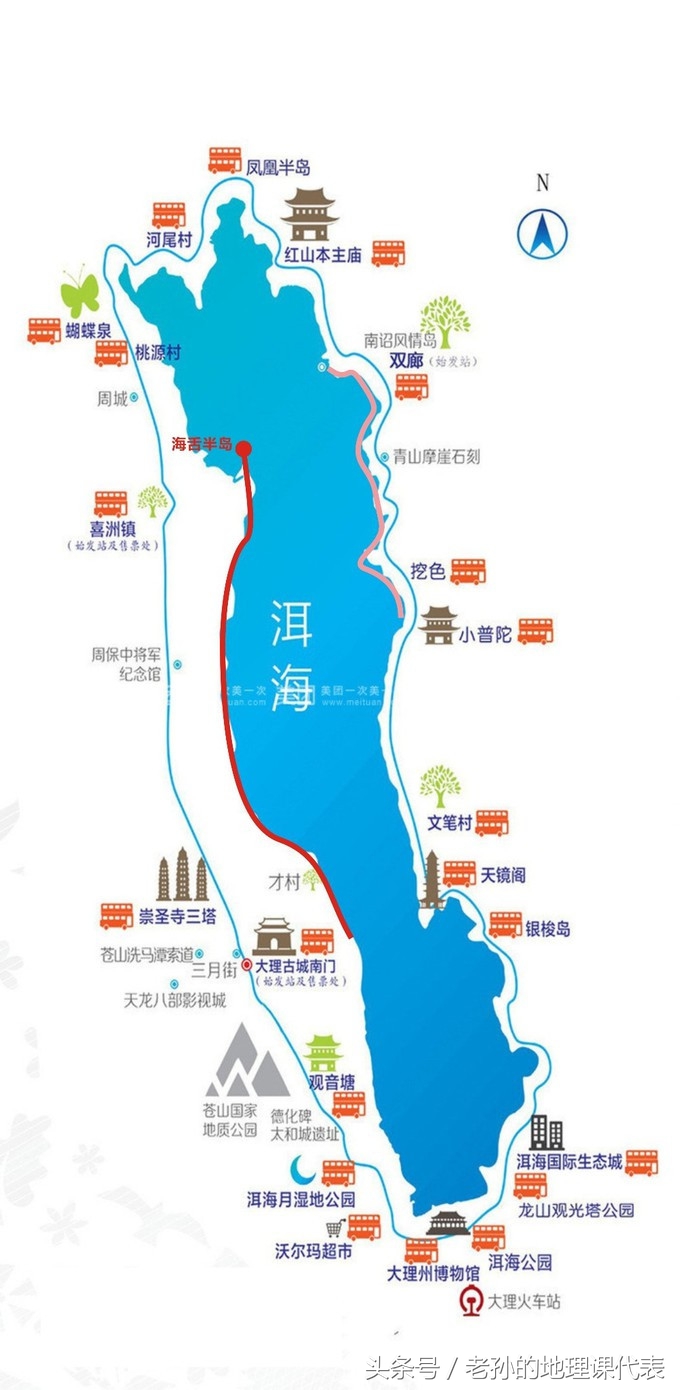 大理时光拍摄视频,大理环海西路风景