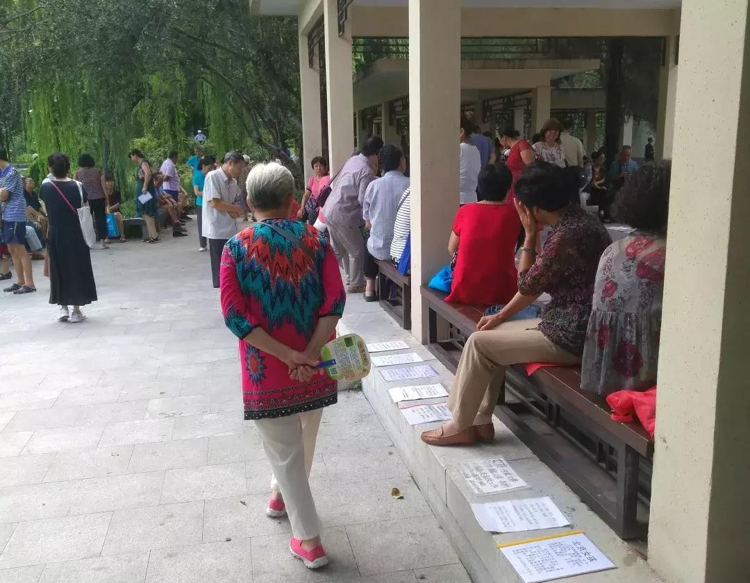 火爆现场相亲角,相亲角超受欢迎