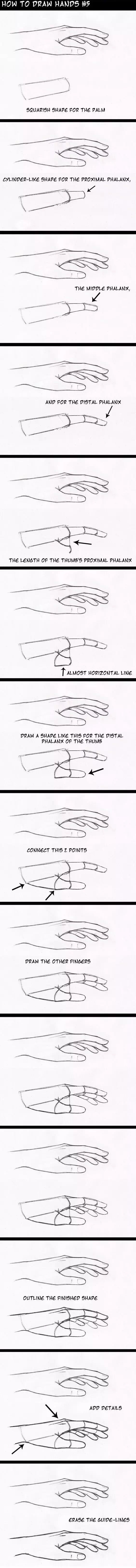 新人画手入门教程,教你画手大全