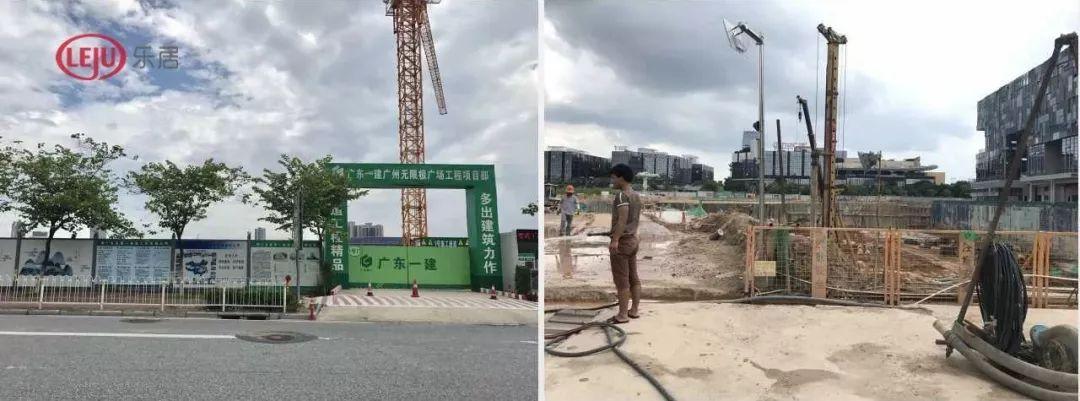 白云新城建设航拍,白云新城规划总部大厦