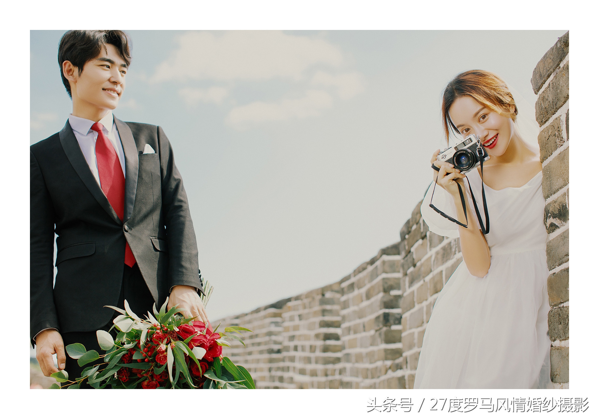 长城拍摄婚纱照,如何在北京拍好看的照片