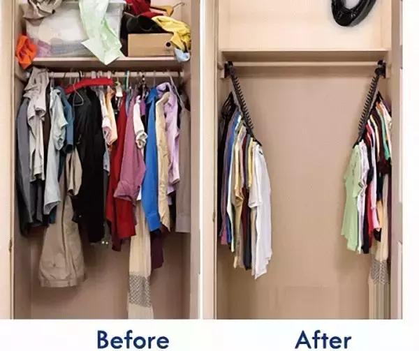 她在衣柜里系了根鞋带，衣柜竟然瞬间大一倍！