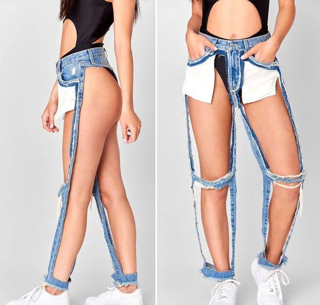 牛仔裤长靴已经让人大跌眼镜,这些单品来袭,请捂好你的小心脏