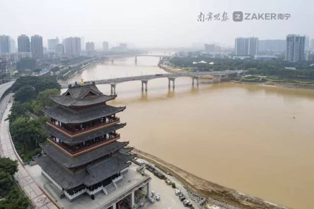 以前的南宁邕江大桥,南宁市邕江大桥以前的样子