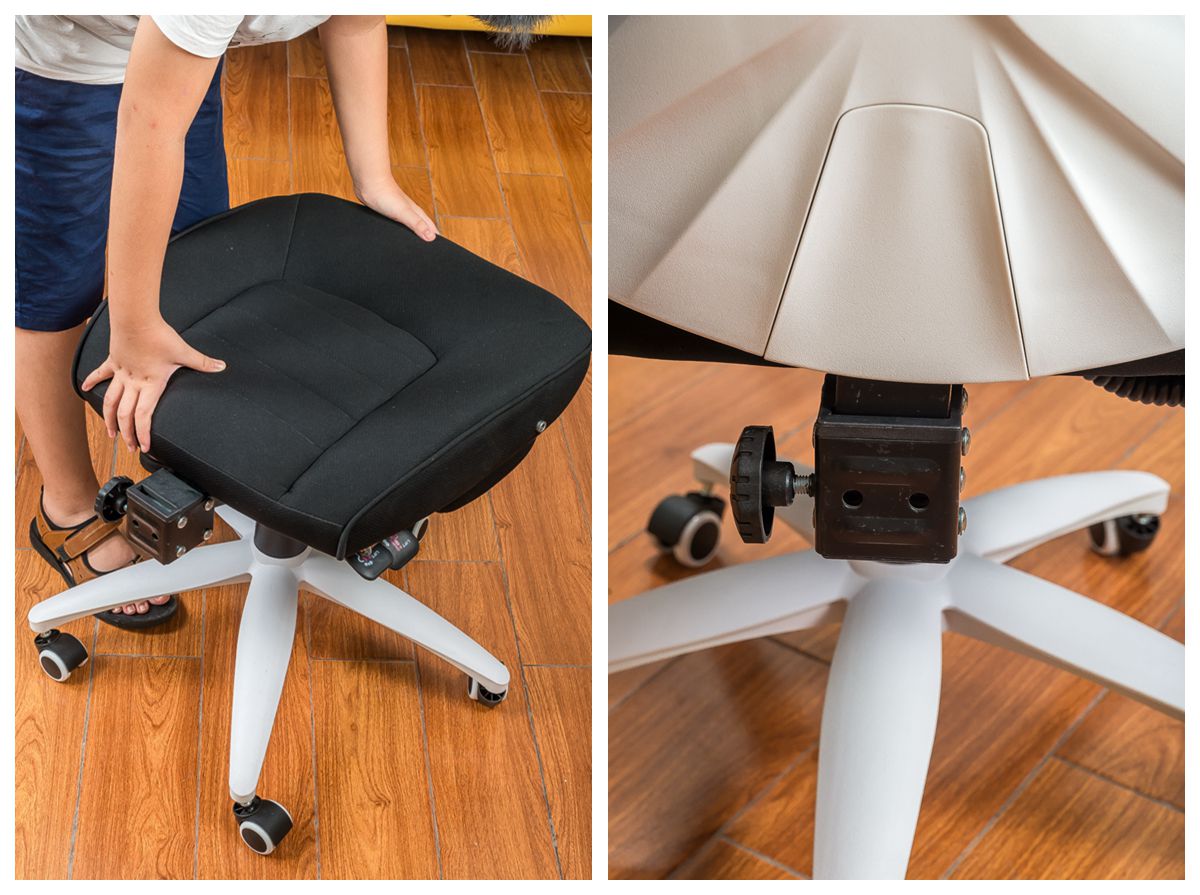 电脑椅评测黑白配,黑白调电脑椅轻灵款真实坐感