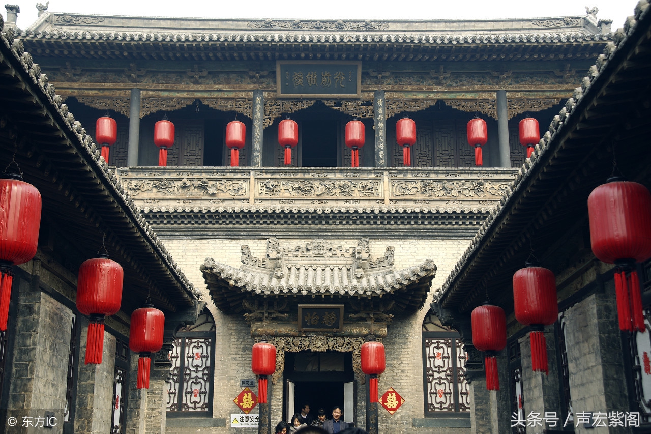 李家大院和乔家大院的建筑比较,赵县大石桥村李家楼院