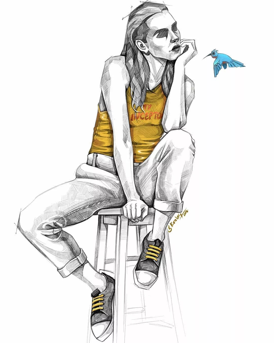 素描画常见问题,素描画小孩为什么不好画