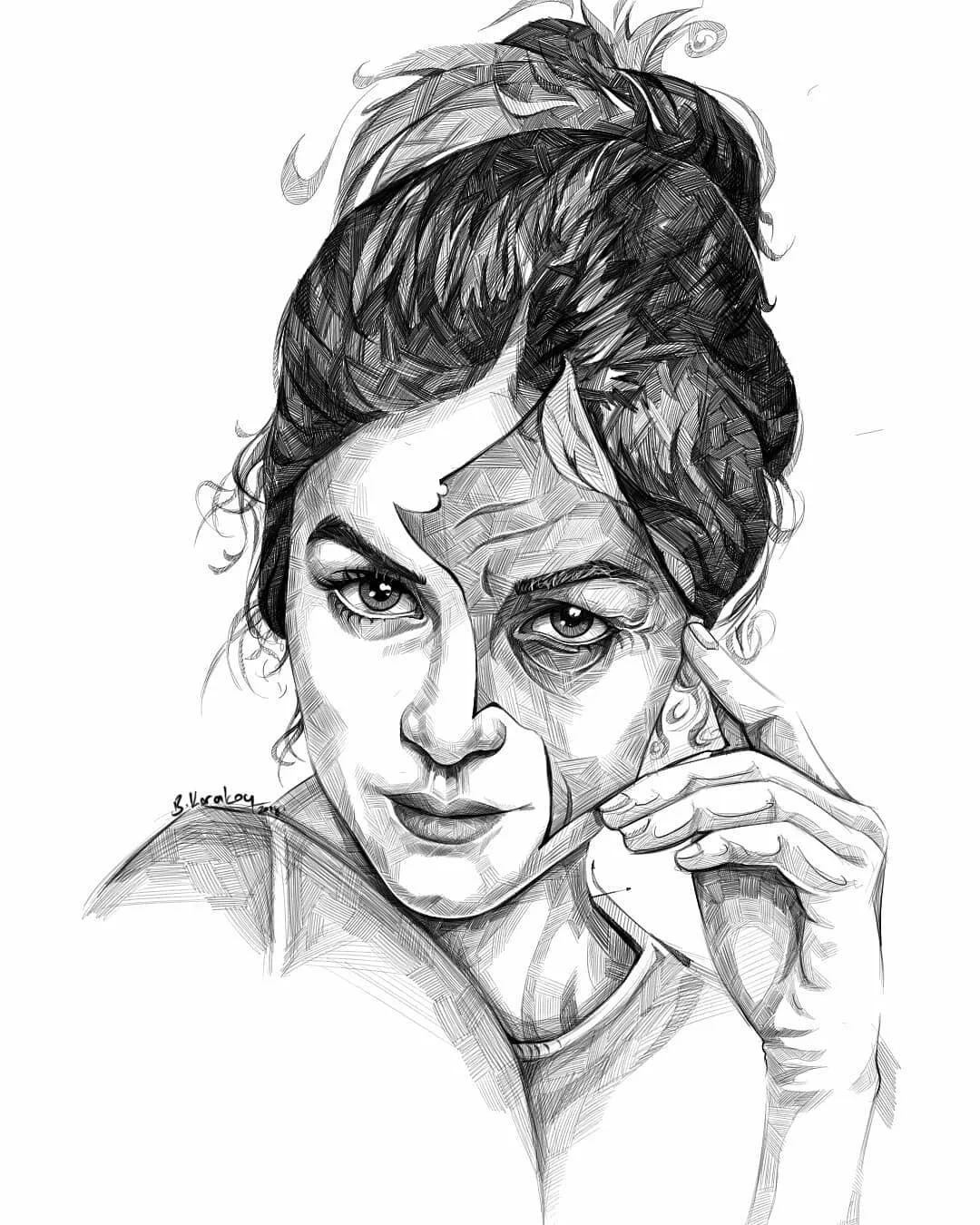 素描画常见问题,素描画小孩为什么不好画